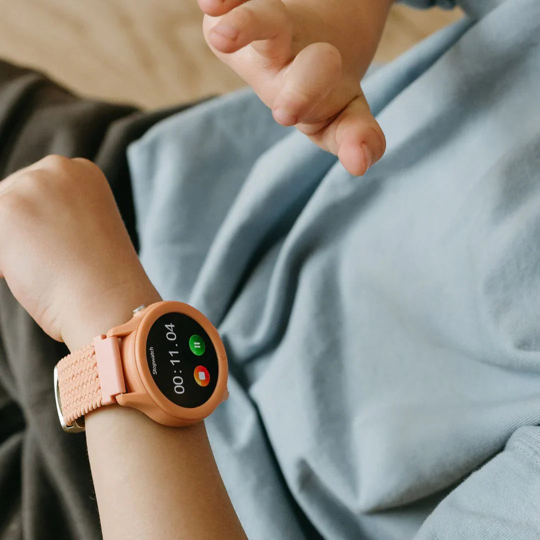  K-WATCH Kids Smartwatch | Coral | No GPS, No Games | Ages 8+