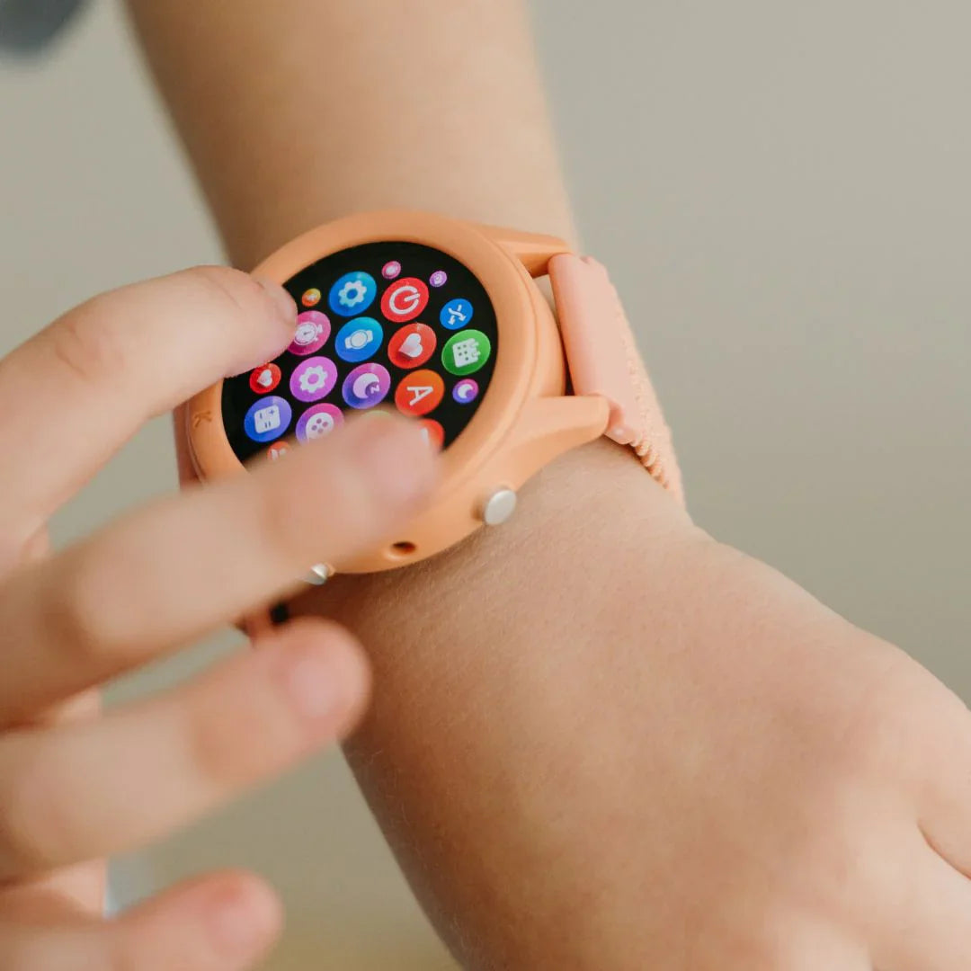  K-WATCH Kids Smartwatch | Coral | No GPS, No Games | Ages 8+