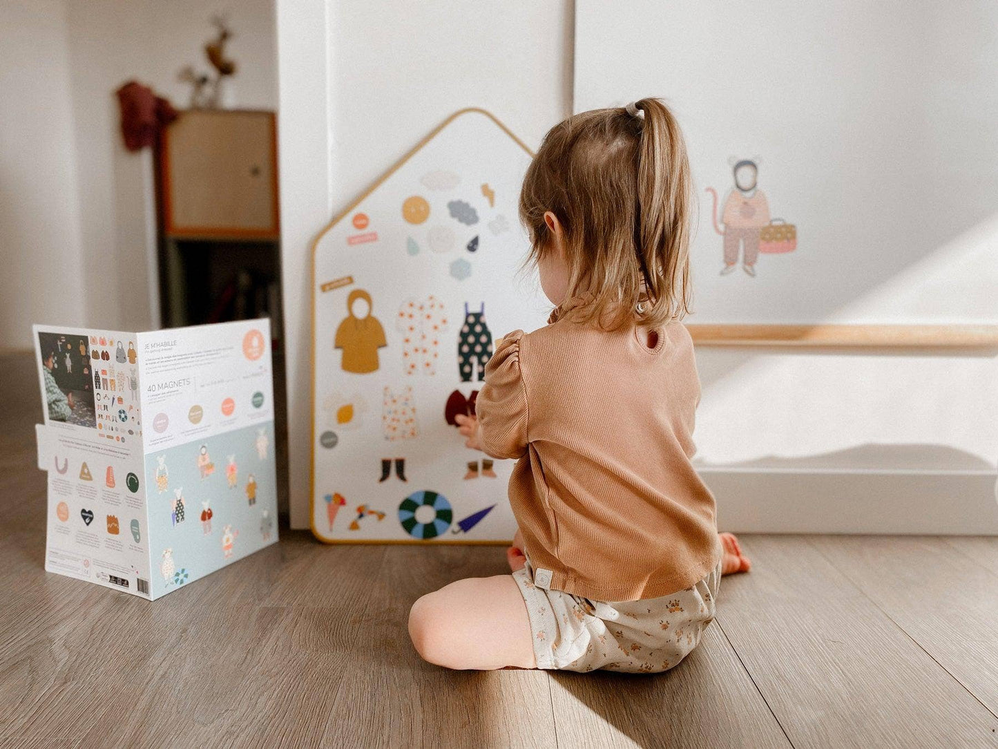 Dress-Up Magnetic Play Set – Weather-Ready Fun for Little Stylists!