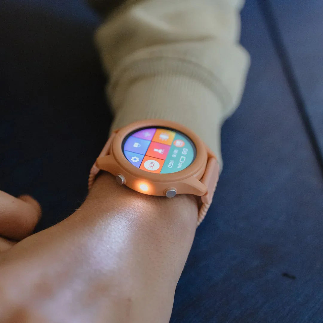  K-WATCH Kids Smartwatch | Coral | No GPS, No Games | Ages 8+