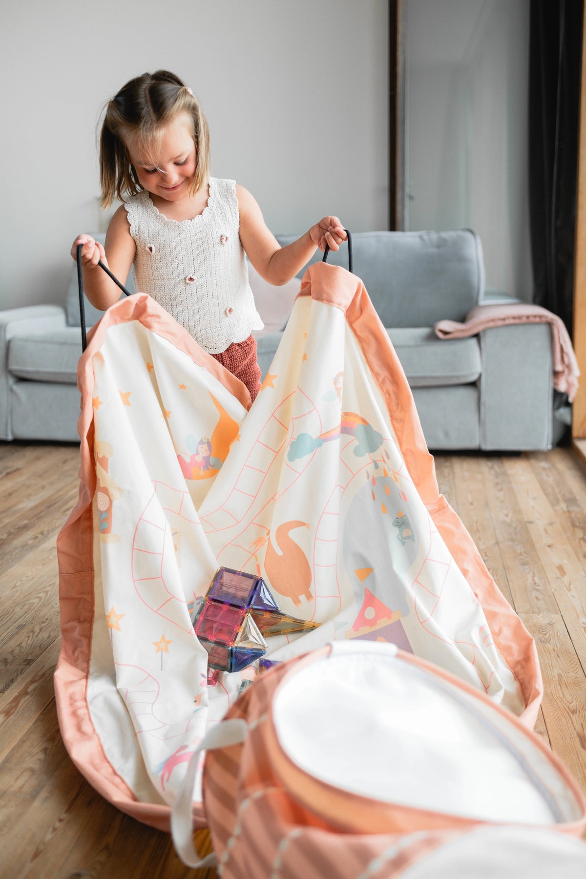 Play&Go SOO Fairy Playmat & Toy Storage Bucket | Mucky Wolf