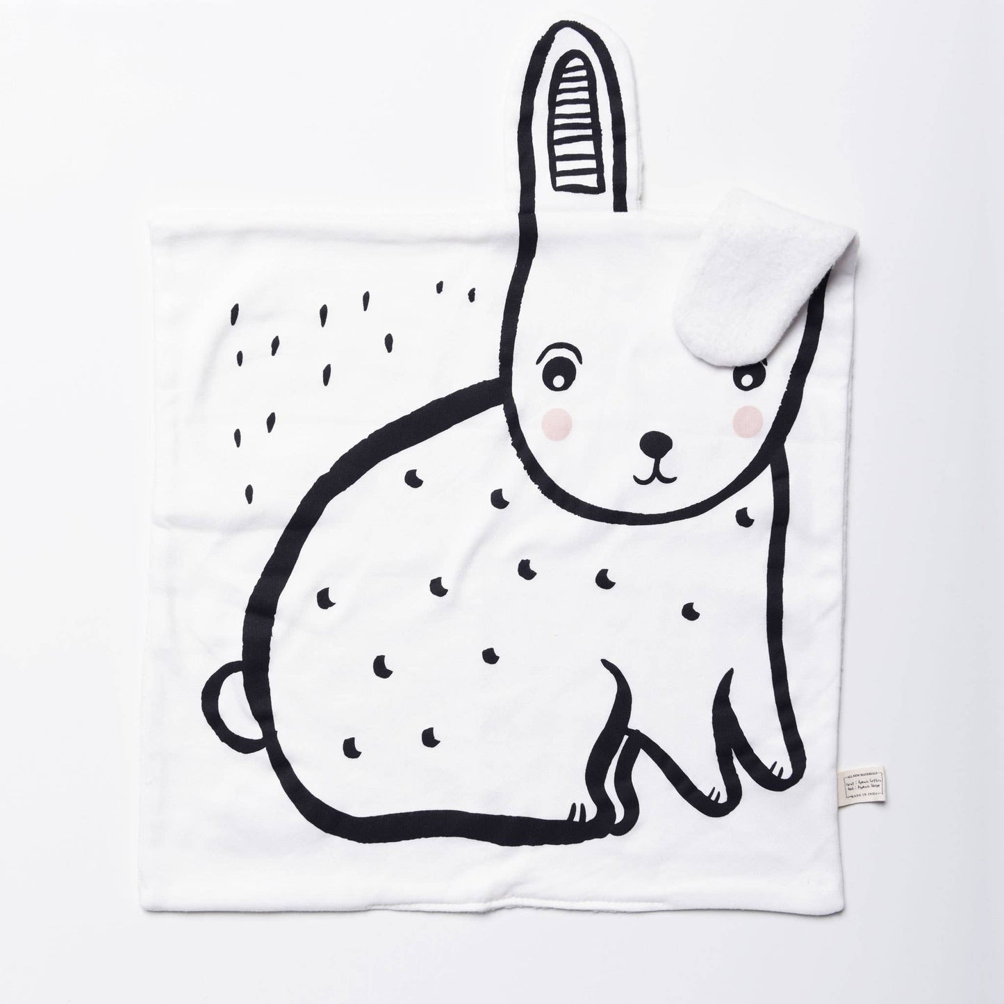 Newborn Organic Bunny Snuggle Blanket perfect baby shower gift