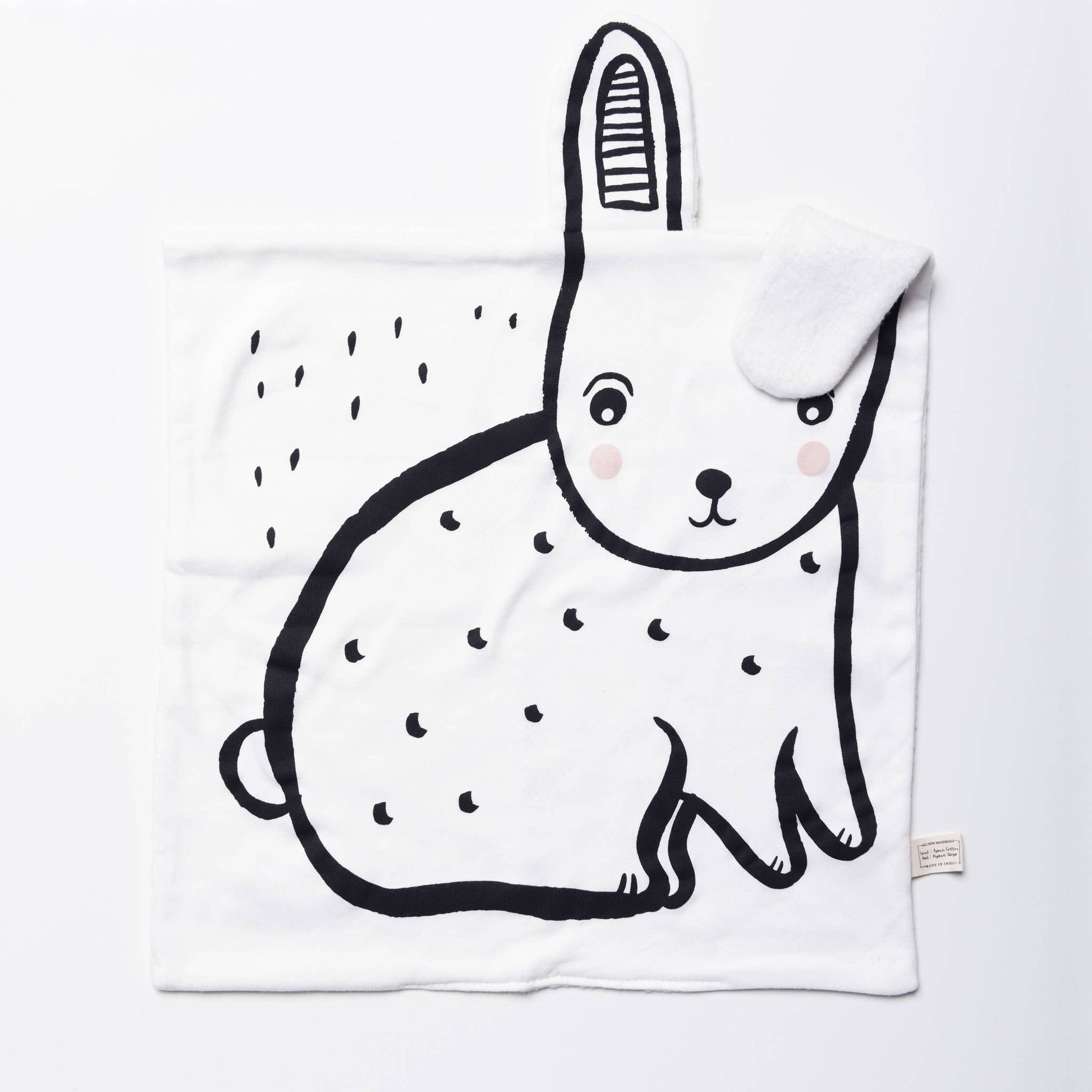 Newborn Organic Bunny Snuggle Blanket perfect baby shower gift
