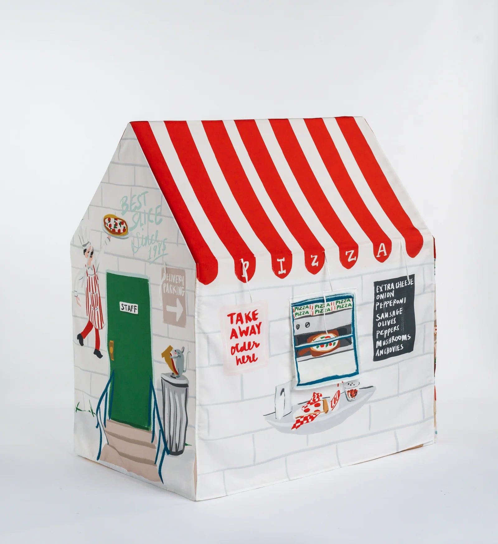 Flippi Pizza Restaurant Play Tent with Frame & Cover | Mucky Wolf