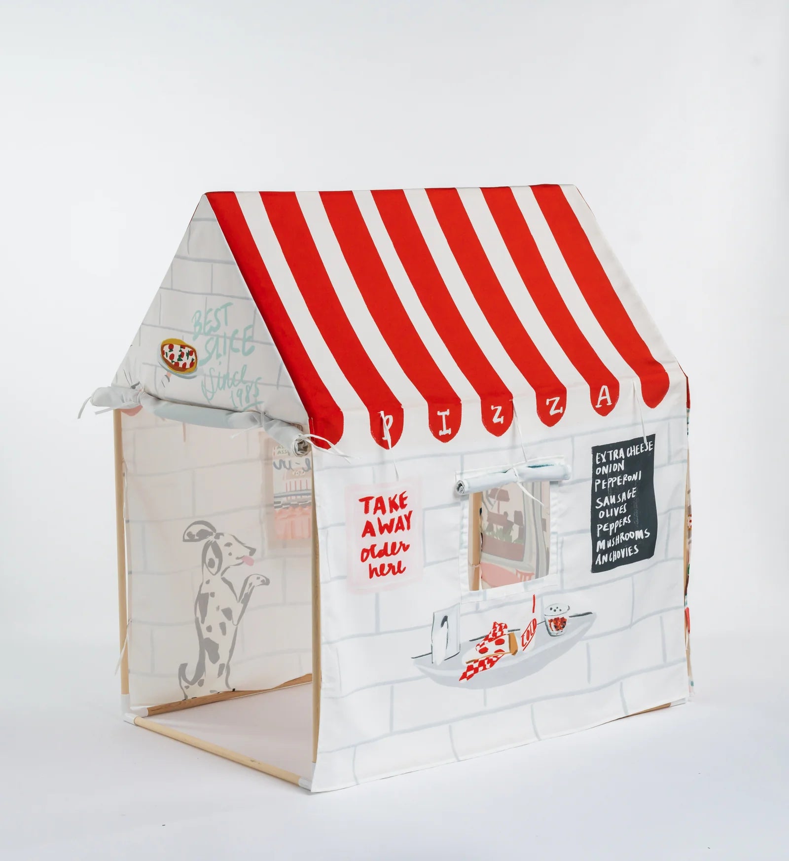 Flippi Pizza Restaurant Play Tent with Frame & Cover | Mucky Wolf
