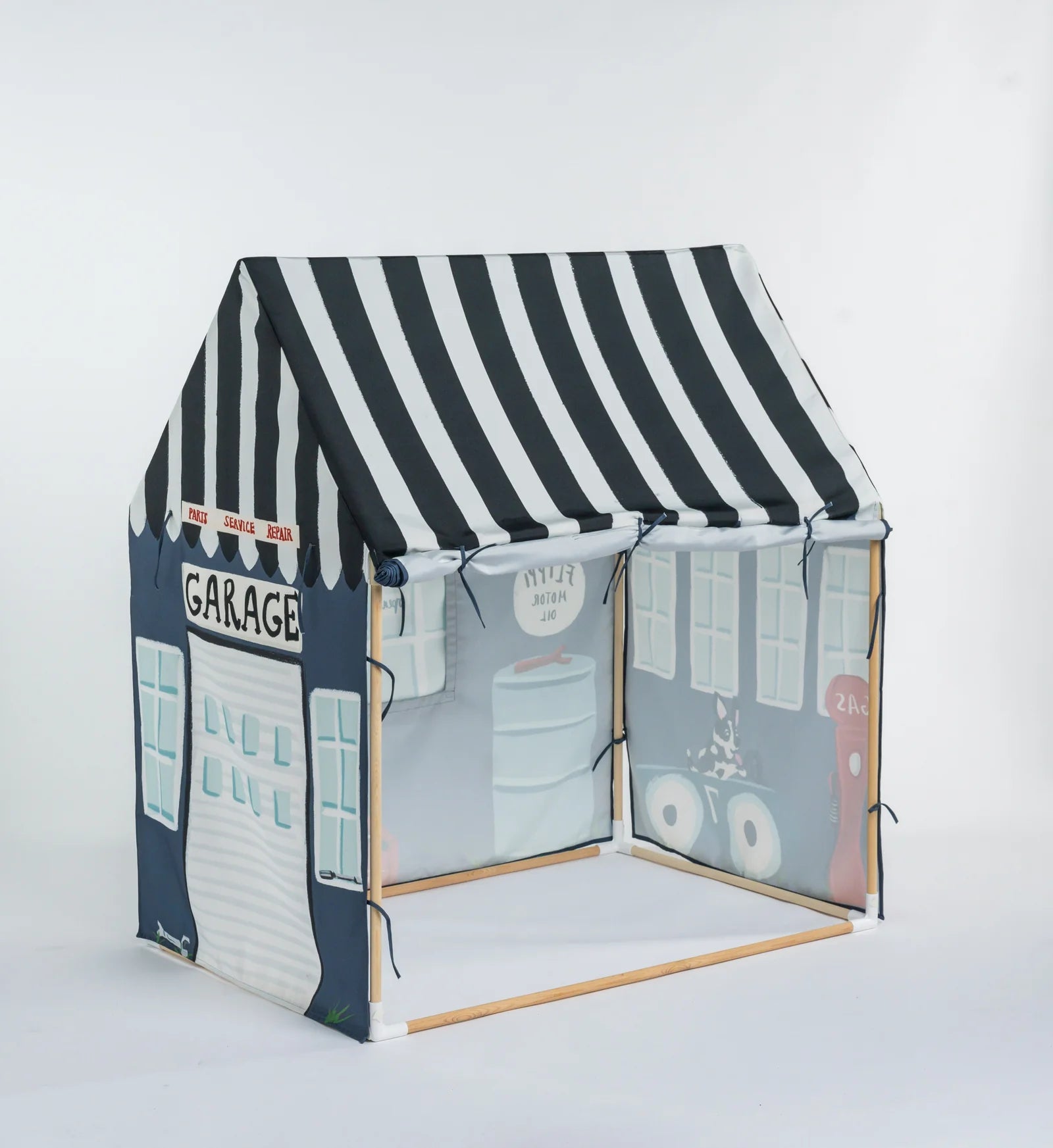 Flippi Mechanic Garage Play Tent with Frame & Cover | Mucky Wolf