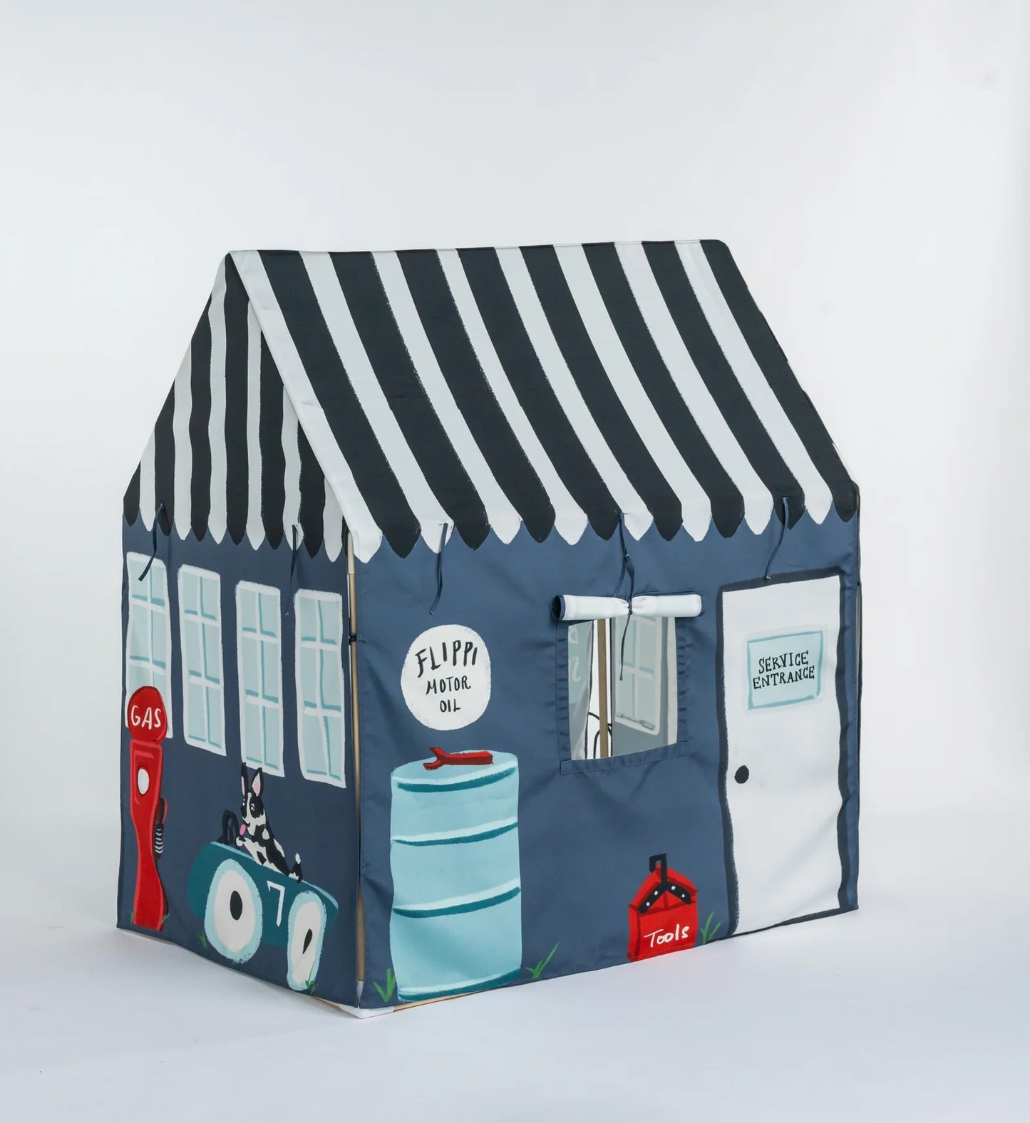 Flippi Mechanic Garage Play Tent with Frame & Cover | Mucky Wolf