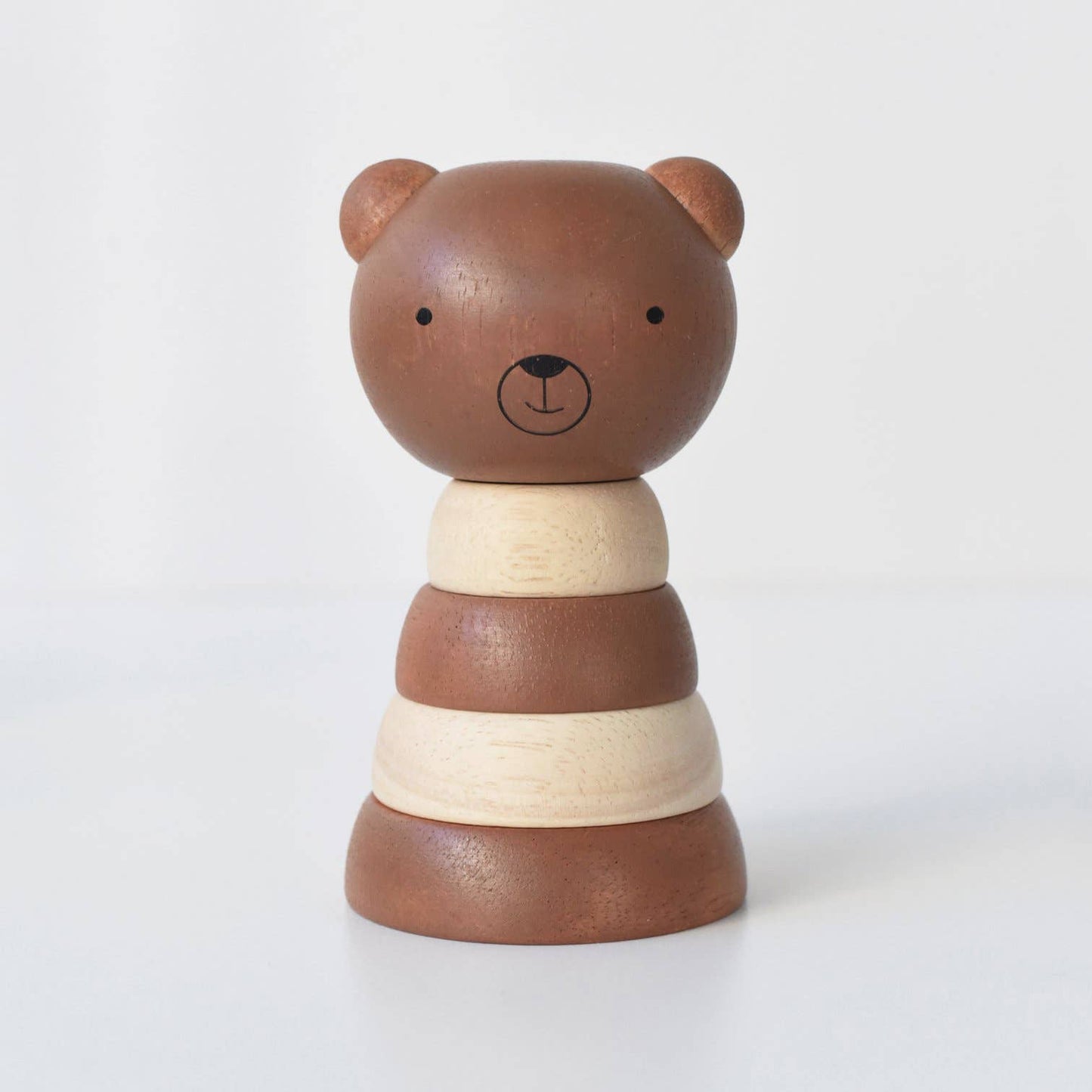 Wooden Ring Stacker - Bear