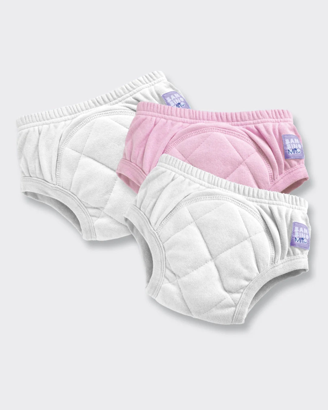 3 Pack Reusable Potty Training Pants with Cross-Stitch