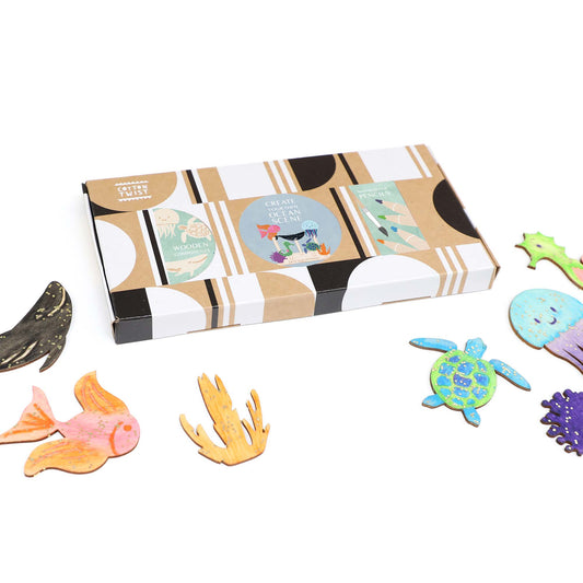 Save Our Oceans Activity Box – Eco-Friendly Marine Life Craft Kit (Ages 3+)