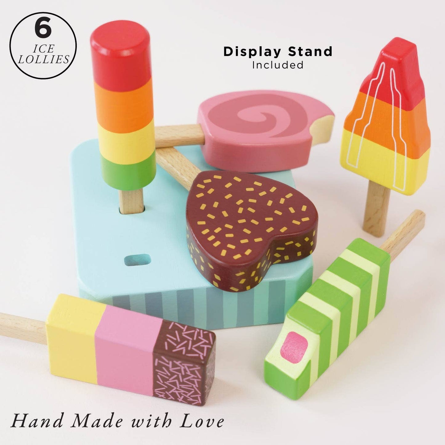 Wooden Ice Lollies & Popsicles Set – FSC® Certified Pretend Play Toy
