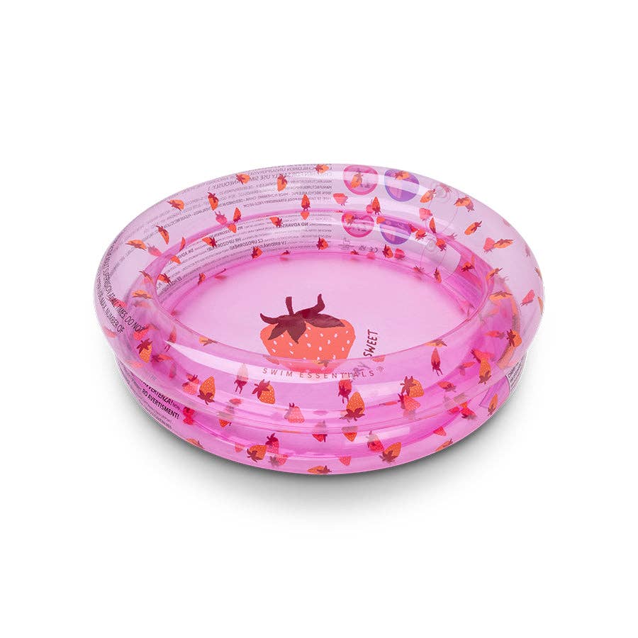  Pink Strawberry Baby Paddling Pool 60cm | Swim Essentials