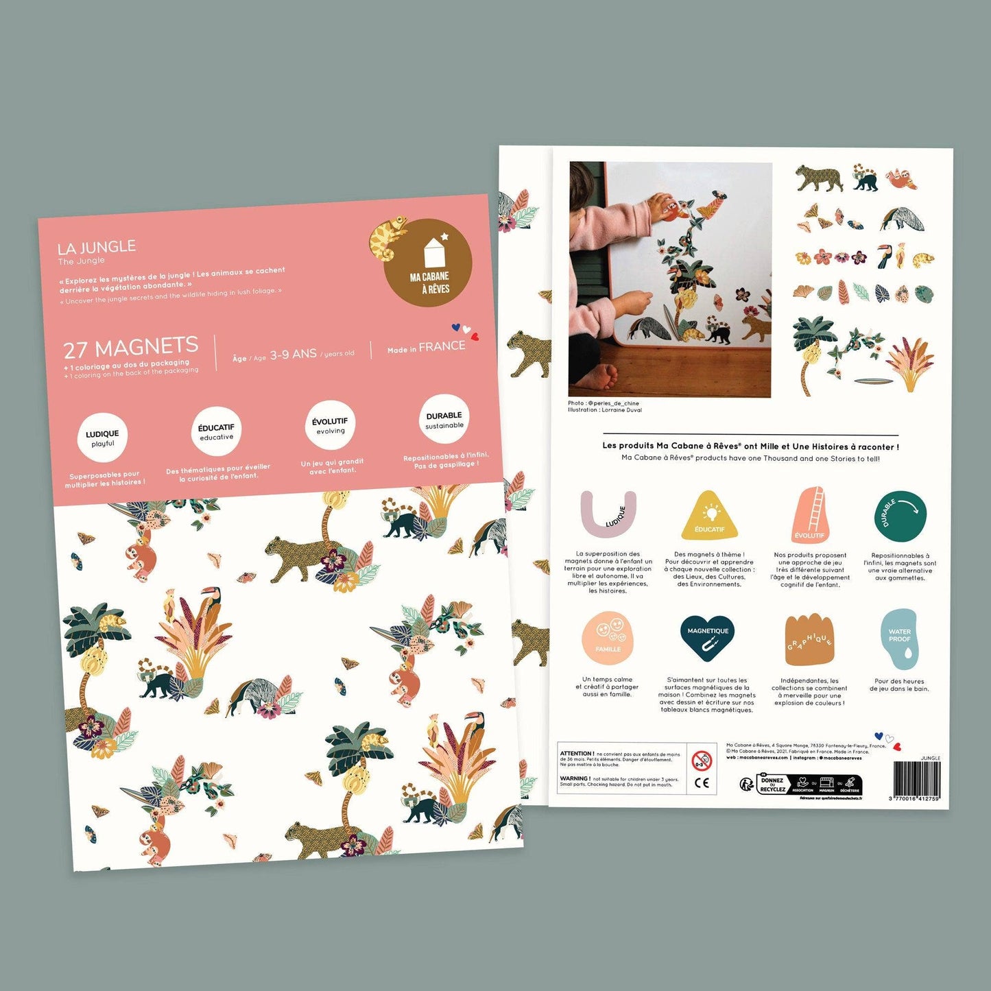 Jungle Animals Beautiful Magnets