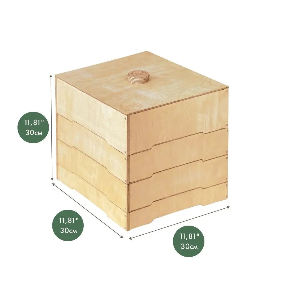 Wooden Storage/Sorter for LEGO® - Beige
