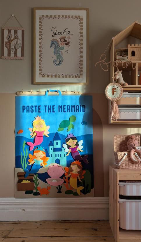 Mermaid Felt Play Board | Under the Sea Sensory Toy for Kids | Mucky Wolf
