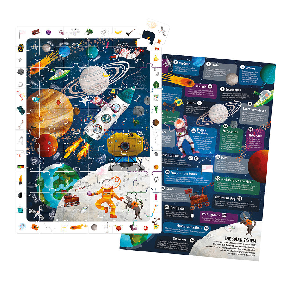 Observation Space Puzzle 60pc | Banana Panda | Mucky Wolf