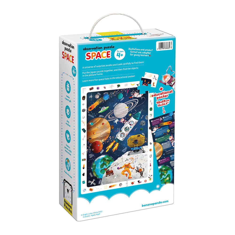 Observation Space Puzzle 60pc | Banana Panda | Mucky Wolf
