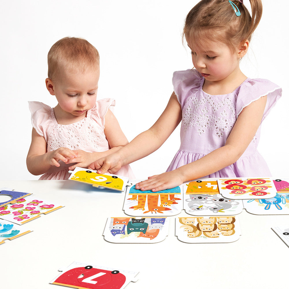 Banana Panda Make-a-Match Number Train – Counting Puzzle