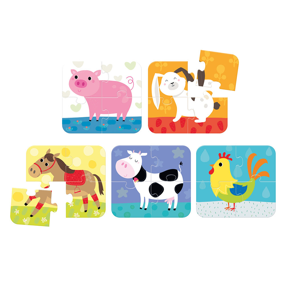 Farm Animal Puzzles for Toddlers 2+ | Banana Panda