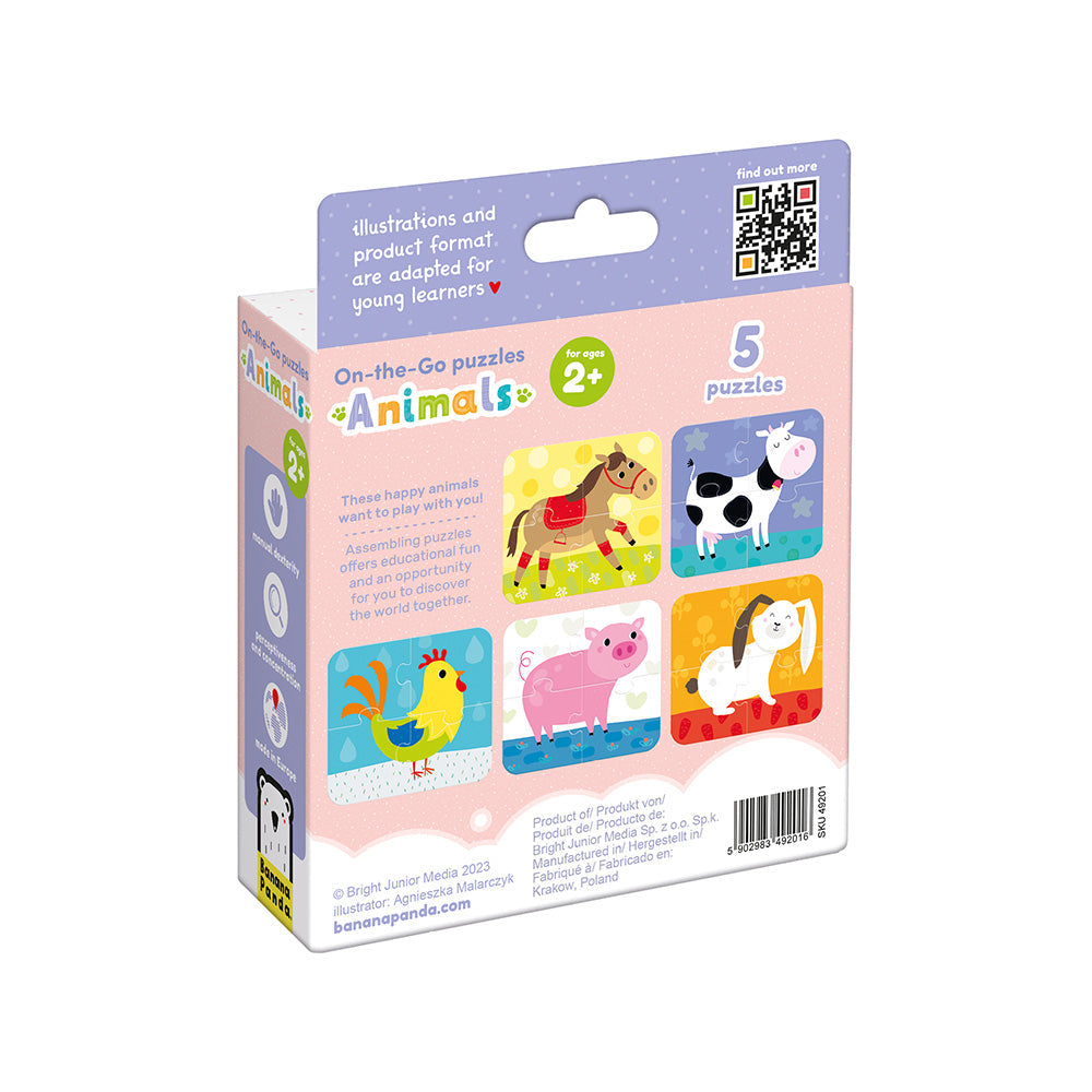Farm Animal Puzzles for Toddlers 2+ | Banana Panda