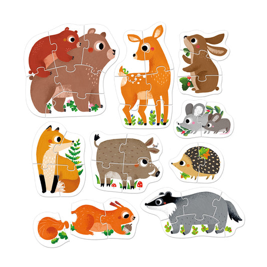 Banana Panda Progressive Puzzles Forest Animals