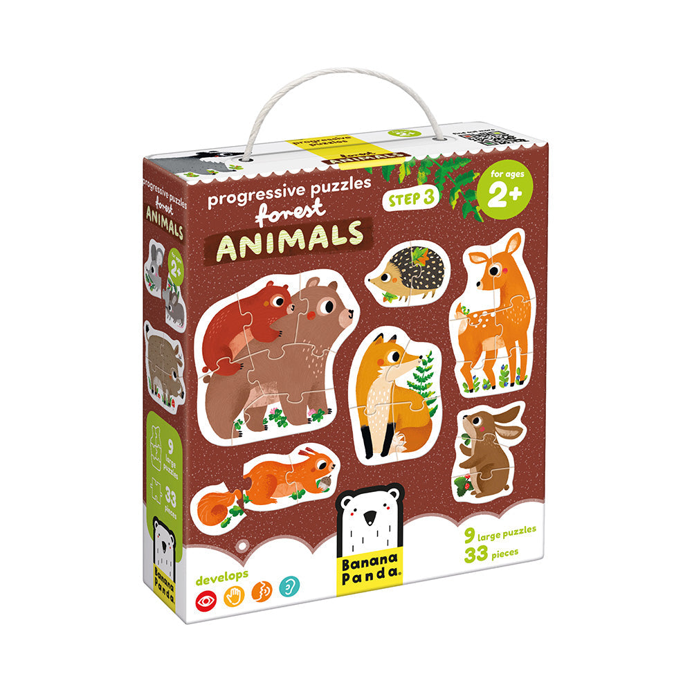 Banana Panda Progressive Puzzles Forest Animals