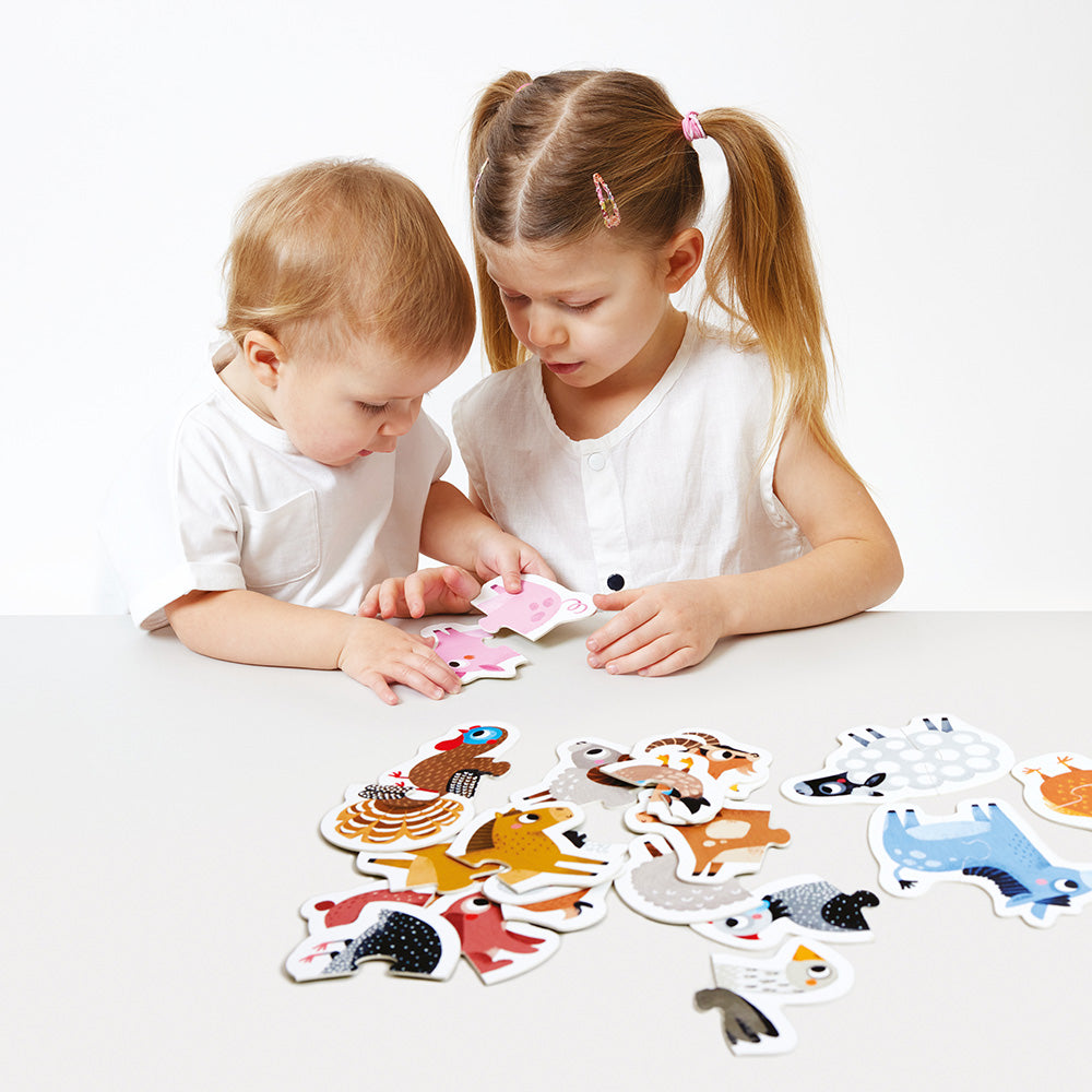 Banana Panda Progressive Farm Animal Puzzles – Ages 18 Months+