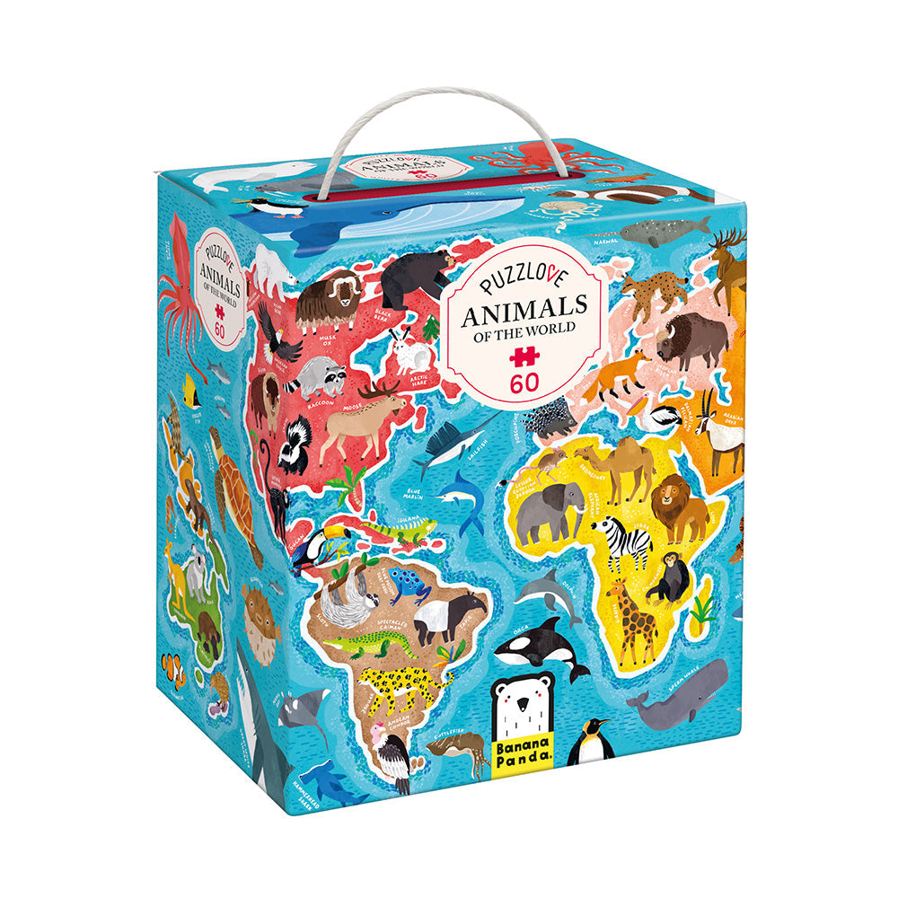 Animals Around the World Puzzle by Banana Panda | Mucky Wolf