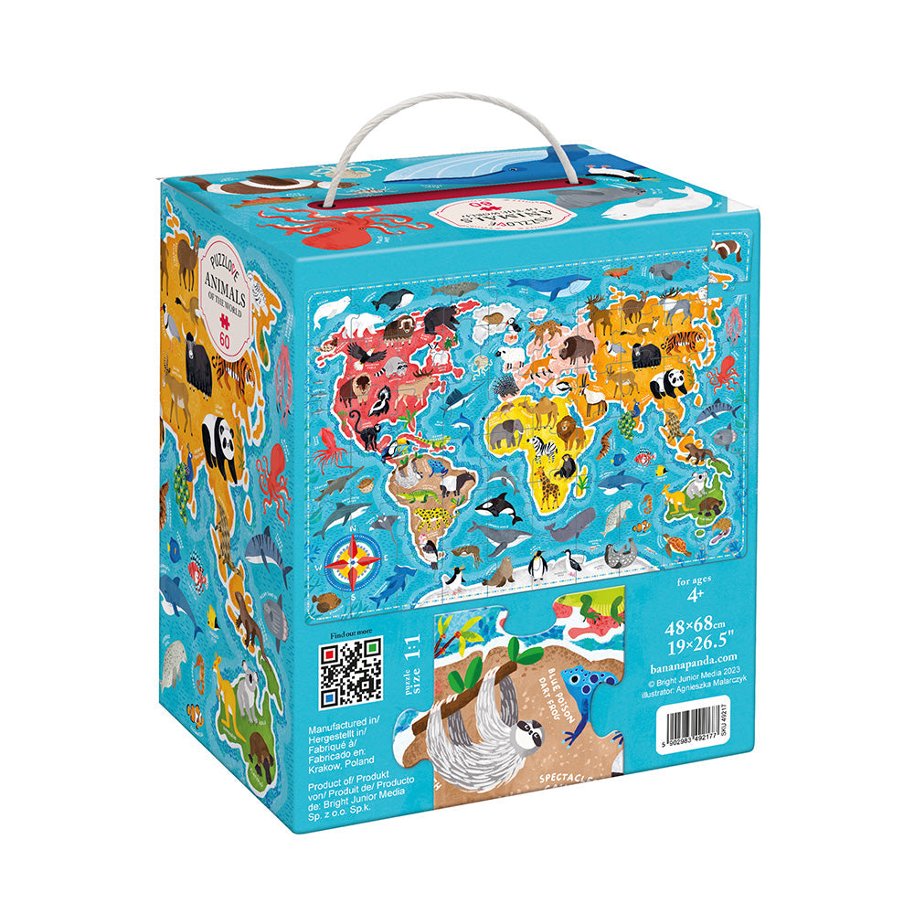 Animals Around the World Puzzle by Banana Panda | Mucky Wolf