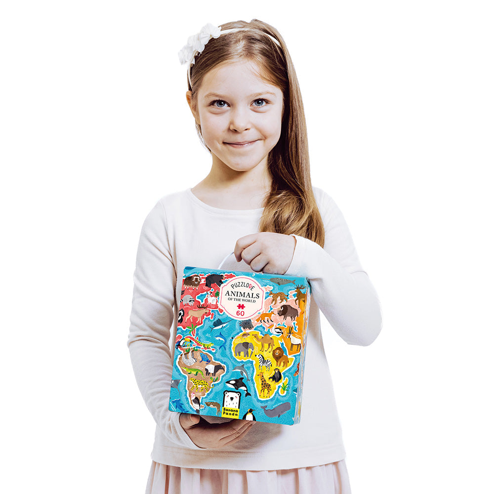 Animals Around the World Puzzle by Banana Panda | Mucky Wolf