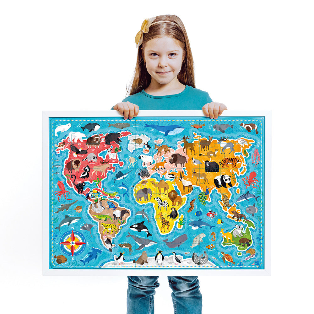 Animals Around the World Puzzle by Banana Panda | Mucky Wolf