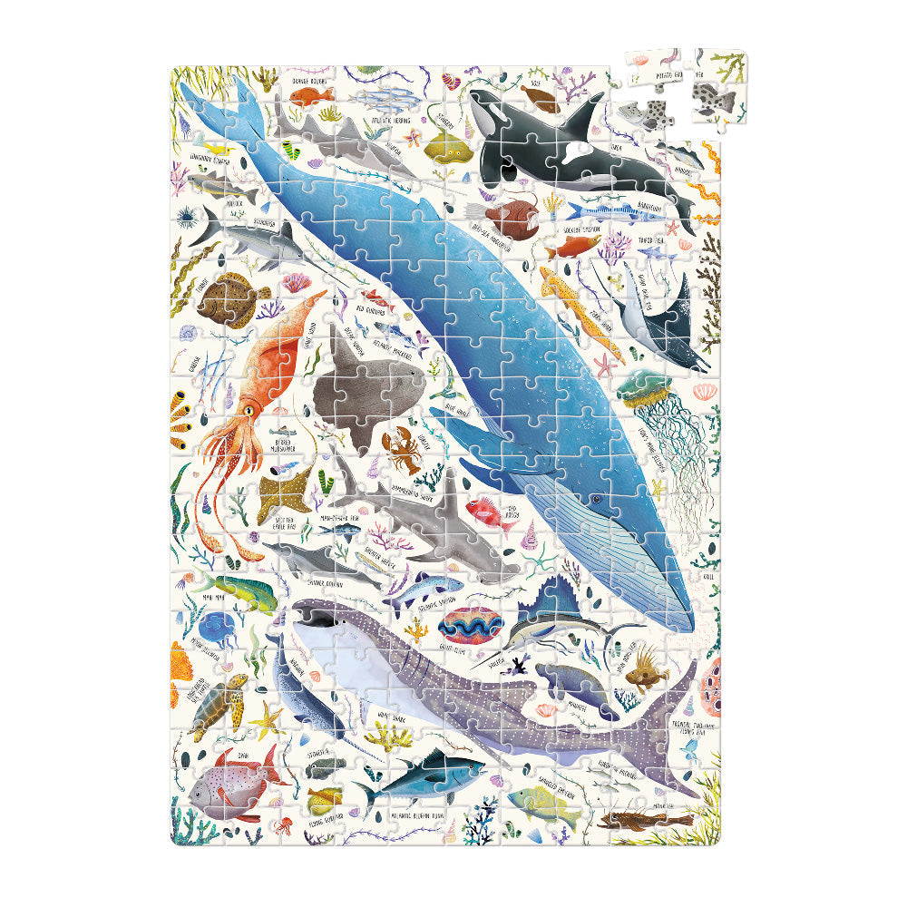 Ocean Animals Puzzle by Banana Panda | 200 Pieces | Mucky Wolf