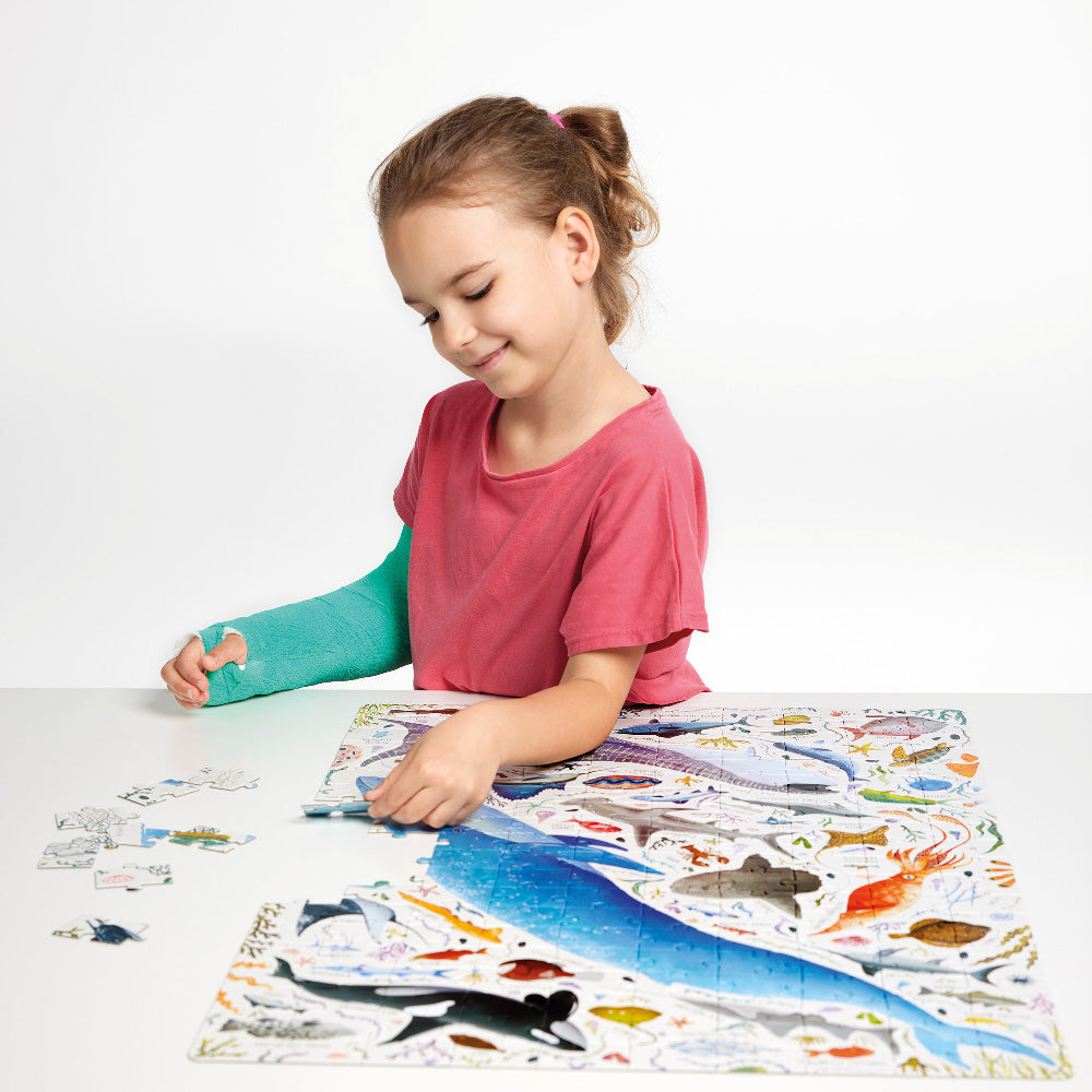 Ocean Animals Puzzle by Banana Panda | 200 Pieces | Mucky Wolf