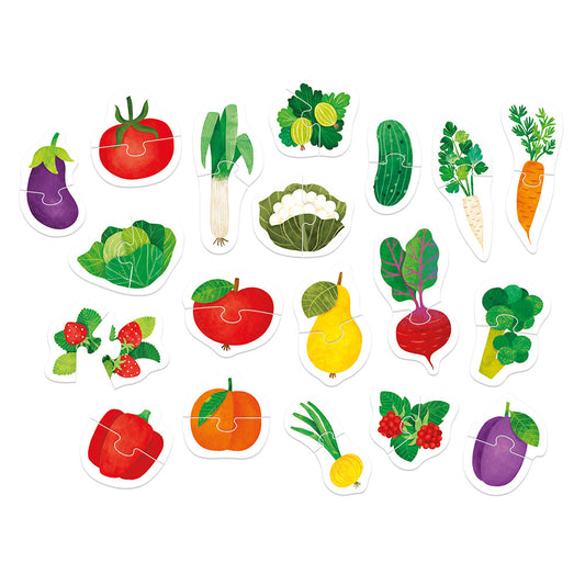 My First Puzzle Fruits & Veggies | Banana Panda | Mucky Wolf