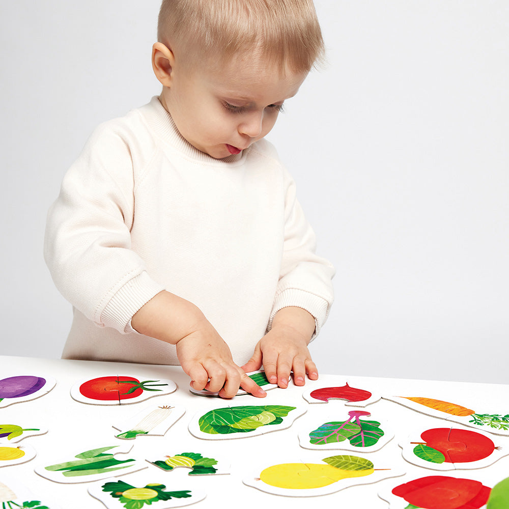 My First Puzzle Fruits & Veggies | Banana Panda | Mucky Wolf