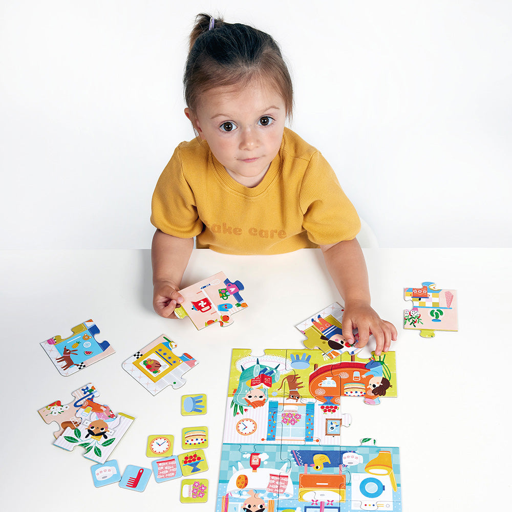 House Puzzle & Matching Game for Ages 2+ | Banana Panda