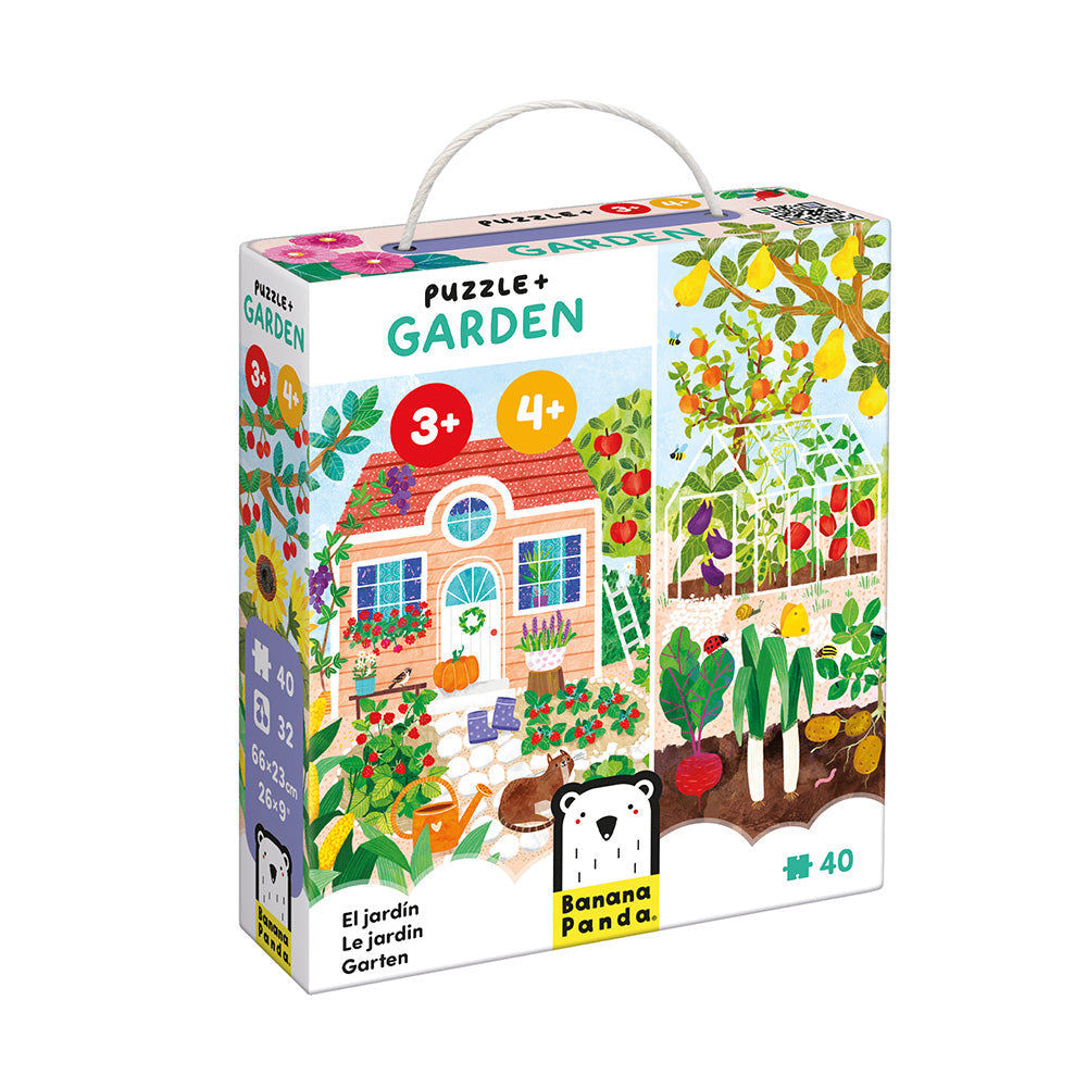 Garden Puzzle for Ages 3+ | Banana Panda