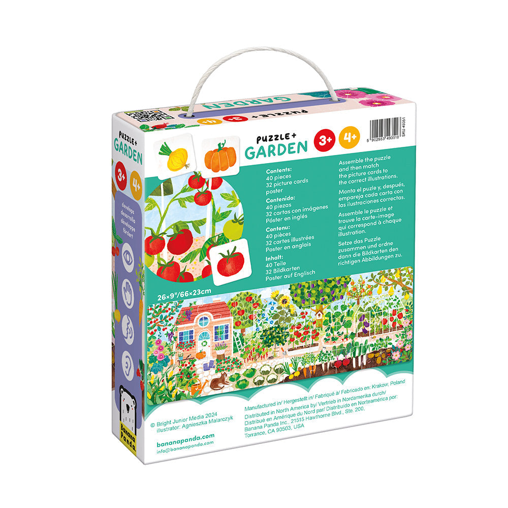 Garden Puzzle for Ages 3+ | Banana Panda
