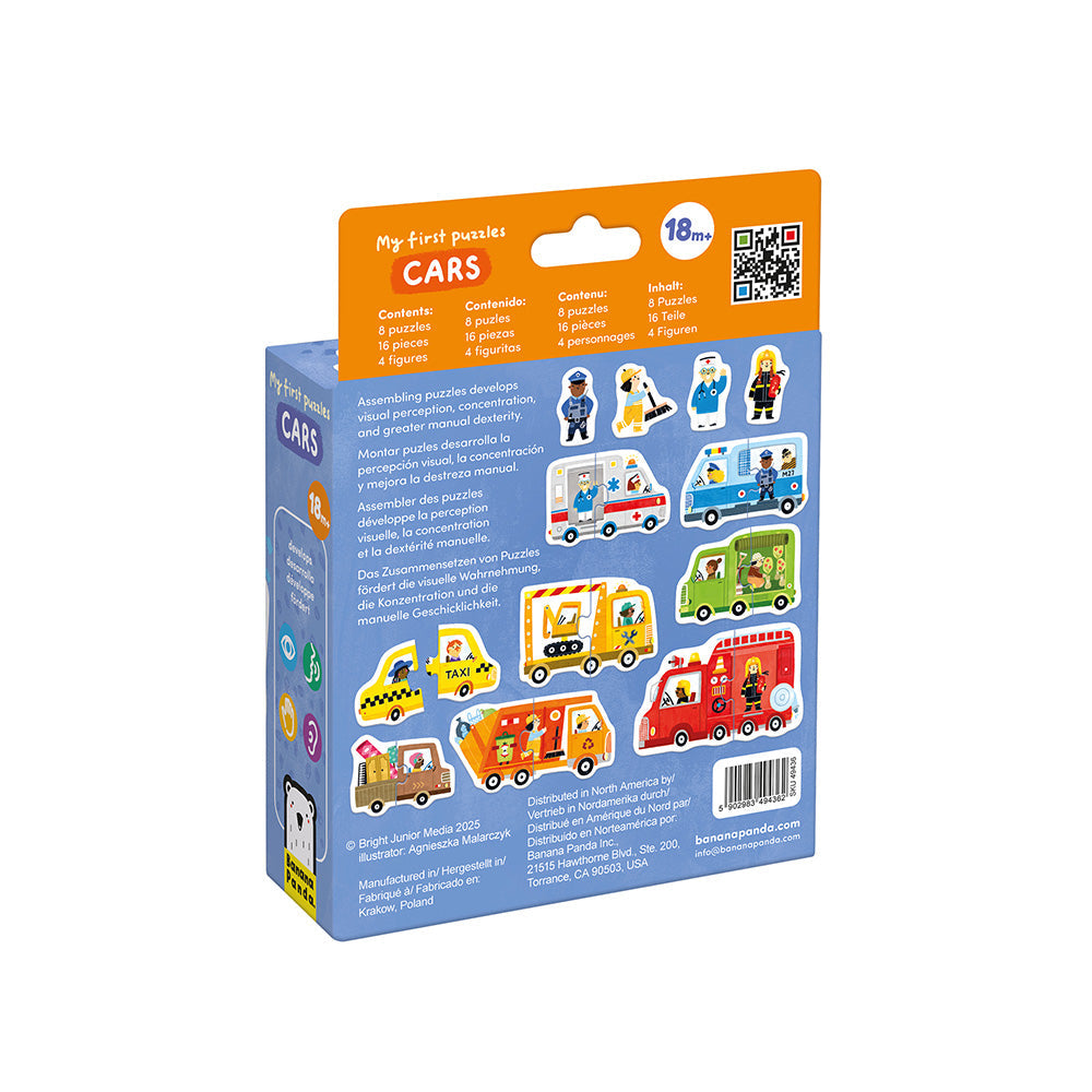 First Vehicle Puzzles for Toddlers 18m+ | Banana Panda