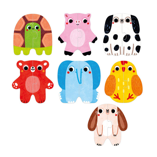 First Animal Puzzles for Toddlers 15m+ | Banana Panda