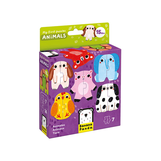 First Animal Puzzles for Toddlers 15m+ | Banana Panda