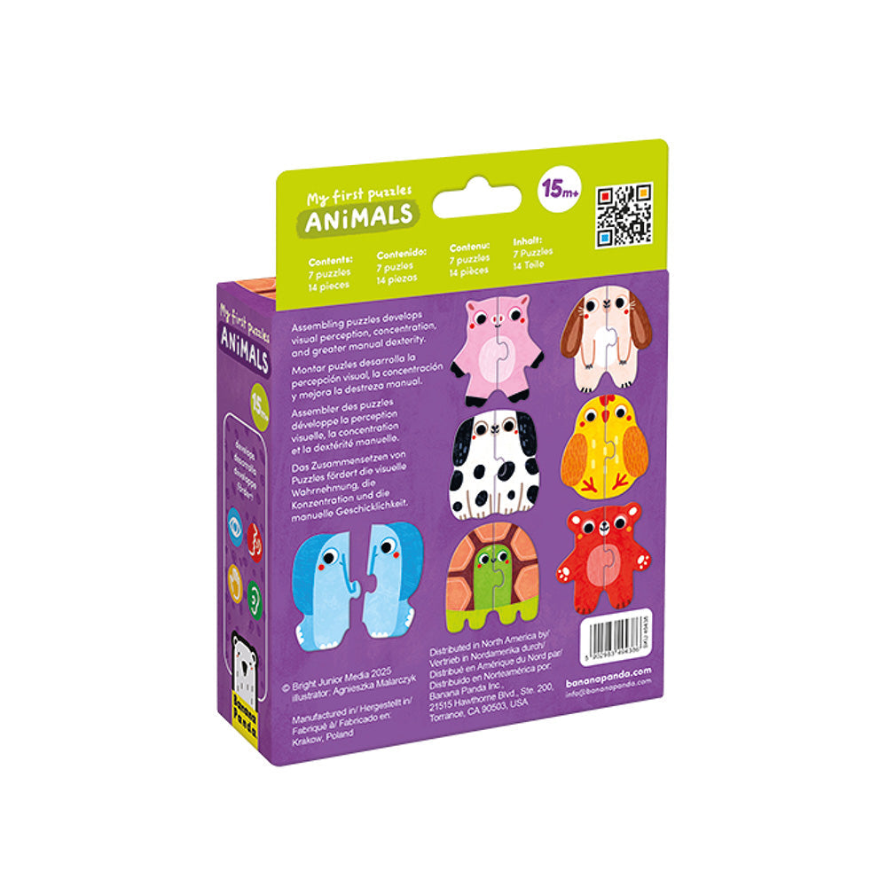 First Animal Puzzles for Toddlers 15m+ | Banana Panda