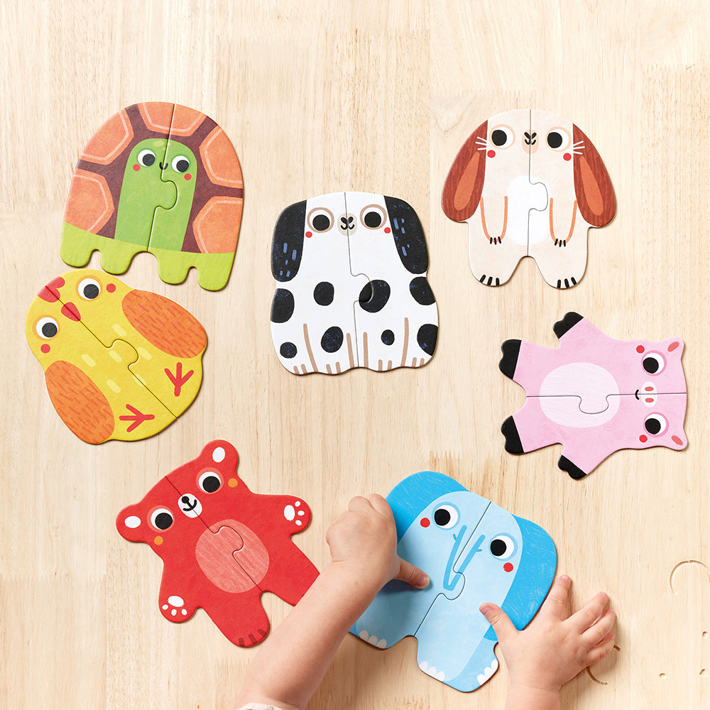 First Animal Puzzles for Toddlers 15m+ | Banana Panda