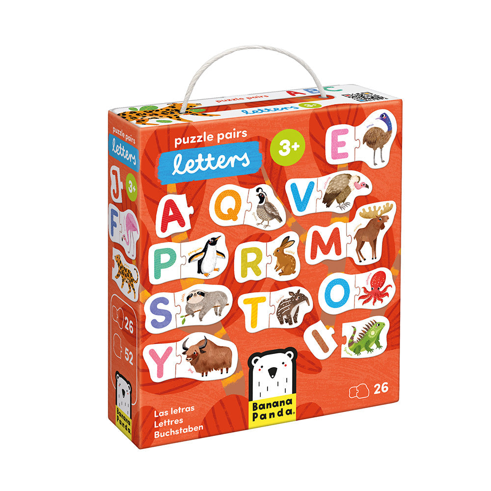 Puzzle Pairs Letters For Ages 3+