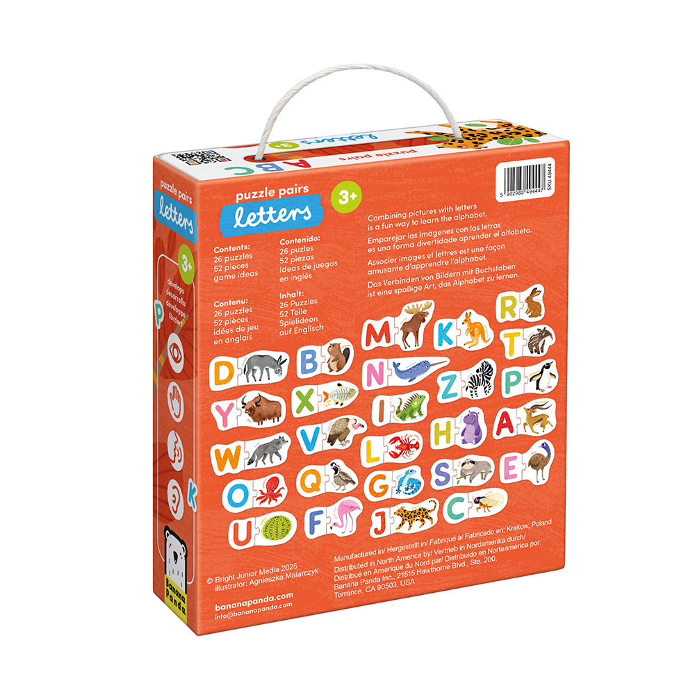 Puzzle Pairs Letters For Ages 3+