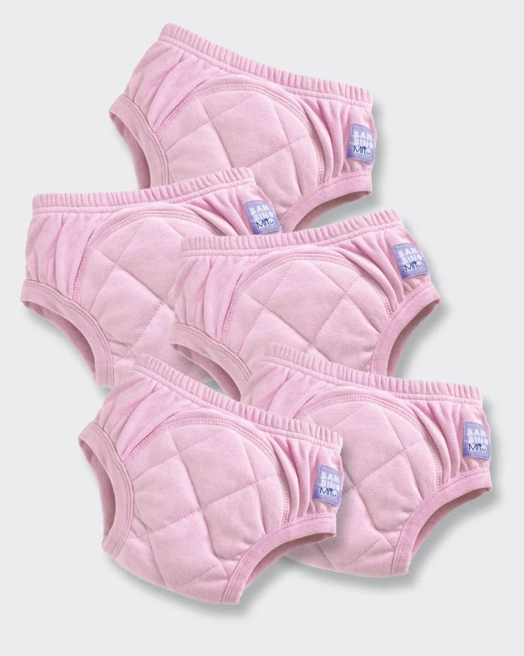 5 Pack Reusable Potty Training Pants with Cross-Stitch