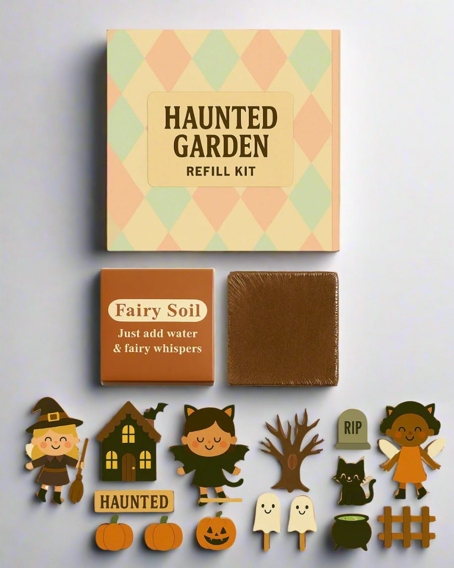 Halloween Fairy Garden Refill Kit | The Playmakers Co. | Mucky Wolf