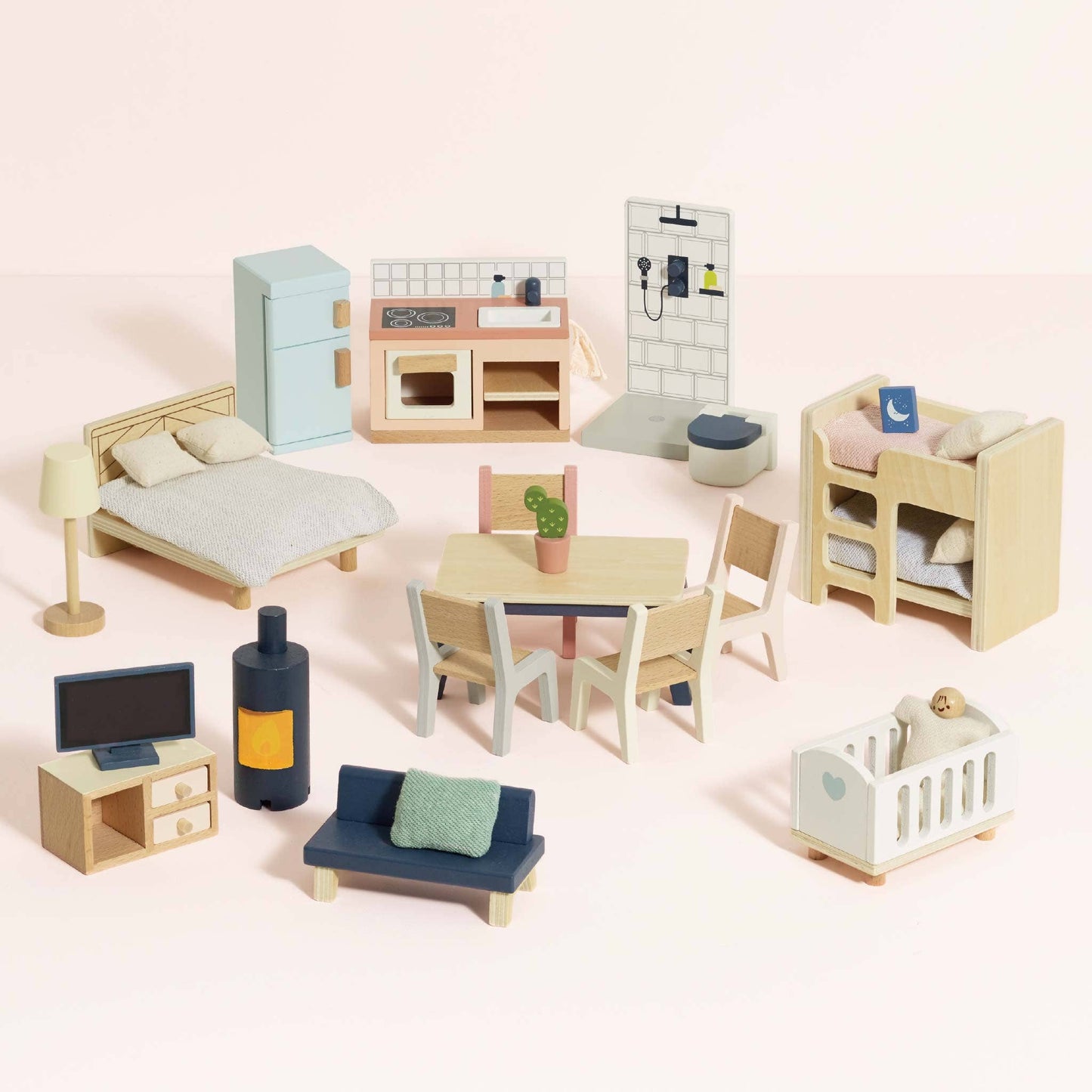 Le Toy Van Complete Dolls House Furniture Set