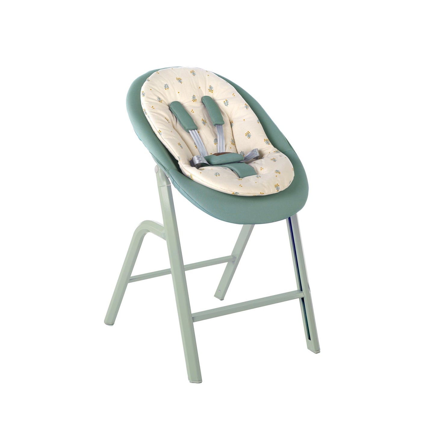 Jane Noah Highchair + Rocker Kit for Newborns - Botanical Print