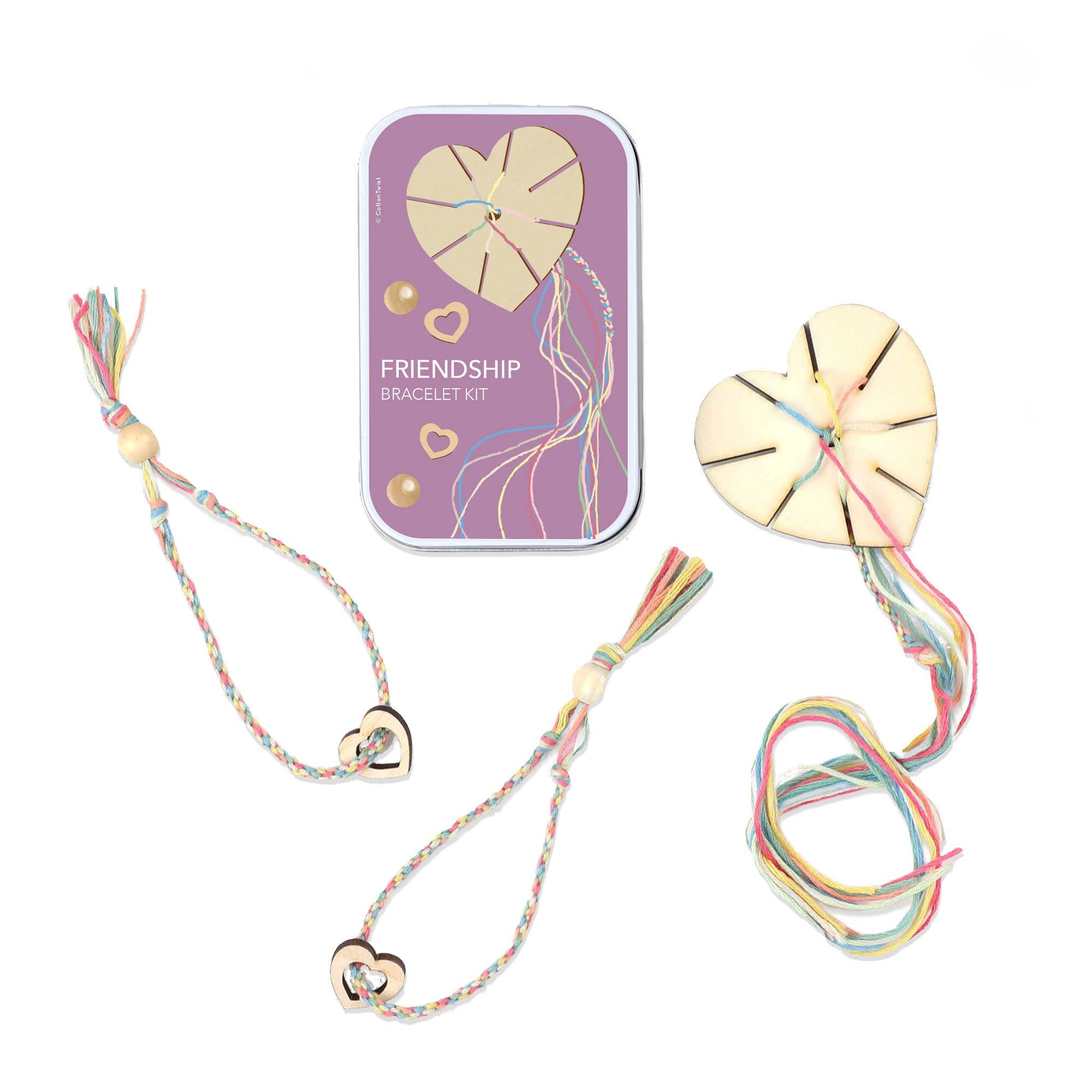 Cotton Twist Friendship Bracelet Making Gift Kit